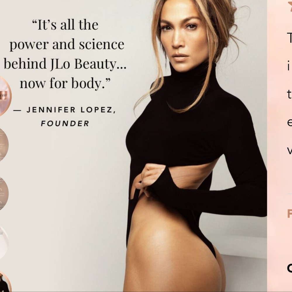 NIB JLO Body Skincare Set